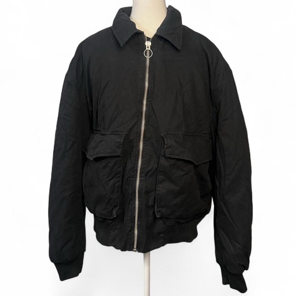 ZARA‎ Black men’s bomber jacket size X-large